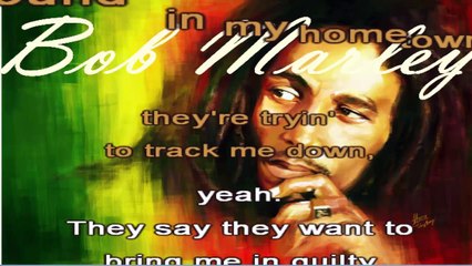 i shot the sheriff - Bob Marley - track and karaoke lyrics -pista y letra