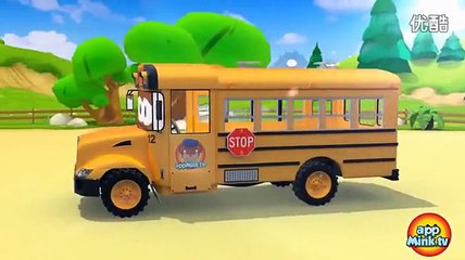 Wheels On The Bus Go Round And Round, Little Pig Goes To Town - Bus Cartoon for—在线播放—优酷网，视频高清在线观看