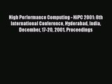 [PDF Download] High Performance Computing - HiPC 2001: 8th International Conference Hyderabad