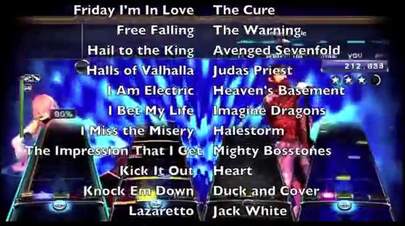 Rock Band 4 Full Song List/Setlist!