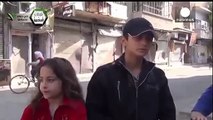 Vidéo : Une bombe explose pendant linterview denfants syriens