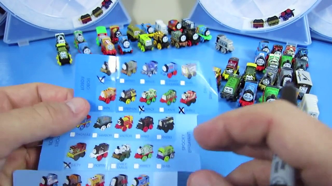 THOMAS AND FRIENDS MINIS CHECKLIST 70+ TANK ENGINES LOCOMOTIVE DINO ROBO NEON METALLIC