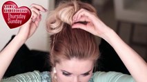 Big Messy Bun Hairstyle Tutorial Voluminous Braided Updo For