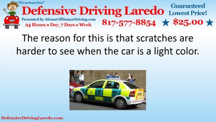 Car Color Saves Money