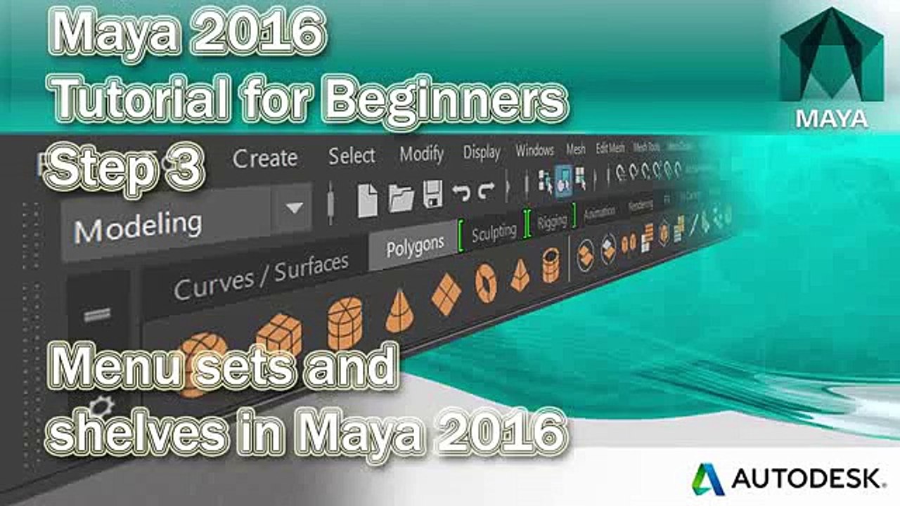 Maya Tutorial For Beginners 2016 Clip1-9