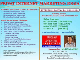 Belajar Bisnis Online Jogja 0821-4150-2649 TSEL