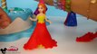 Vestido Elsa e Anna Frozen com Massinha Play Doh Roupa Fazer Nova Barbie em Portugues DisneySurpresa
