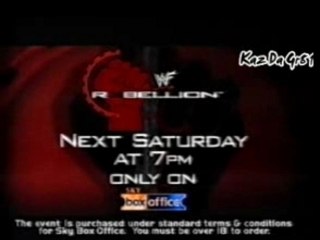 WWF Rebellion 2001 TV Promo