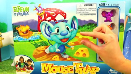 MOUSE TRAP Family Game Night Fun Toy Review New Toddler Version by DisneyCarToys