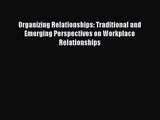 [PDF Download] Organizing Relationships: Traditional and Emerging Perspectives on Workplace