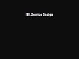 [PDF Download] ITIL Service Design [Download] Full Ebook
