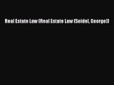 [PDF Download] Real Estate Law (Real Estate Law (Seidel George)) [Download] Online