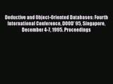[PDF Download] [(Deductive and Object-Oriented Databases: Fourth International Conference DOOD
