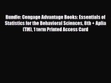 [PDF Download] Bundle: Cengage Advantage Books: Essentials of Statistics for the Behavioral