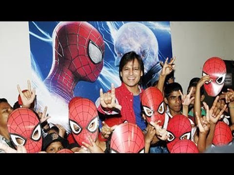 Vivek oberoi @ Amazing SpiderMan 2 Screening For Cancer Patients