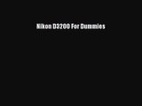 [PDF Download] Nikon D3200 For Dummies [PDF] Online