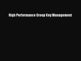 [PDF Download] High Performance Group Key Management [PDF] Online