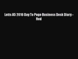 [PDF Download] Letts A5 2016 Day To Page Business Desk Diary - Red [Download] Full Ebook