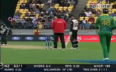 Muhammad Rizwan brilliant effort and run out Collin Munro.