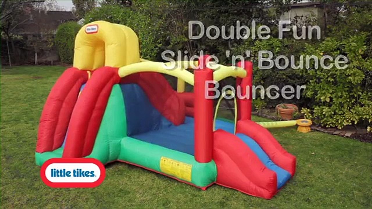 Little Tikes Double Fun N Slide Bouncer