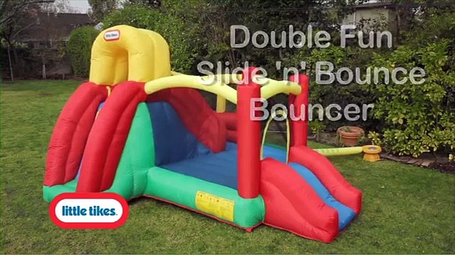 Little Tikes Double Fun N Slide Bouncer