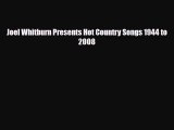 [PDF Download] Joel Whitburn Presents Hot Country Songs 1944 to 2008 [PDF] Online