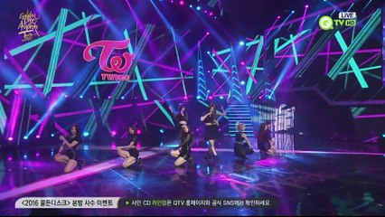 160121 Golden Disk Awards Twice (트와이스) - Intro + Like Ooh-Ahh