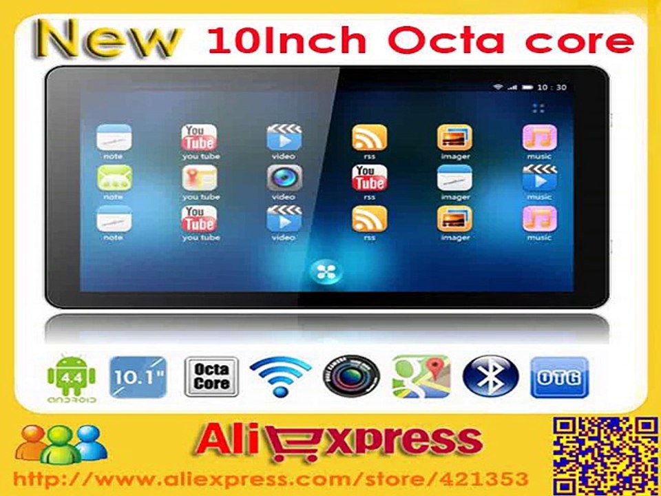 New 2015 Allwinner A83 Octa Core 10 inch Tablet PC Android 4.4 OS Dual Camera Bluetooth WIFI HDMI WiFi 1GB/16GB ROM+Gifts-in Tablet PCs from Computer