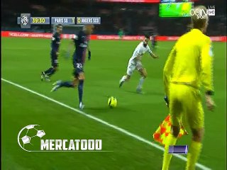 اهداف مباراة ( باريس سان جيرمان 5-1 أنجيه ) الدوري الفرنسي