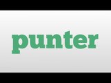 punter meaning and pronunciation