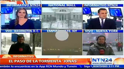 Cerca de 200 accidentes de tránsito se han presentado en Nueva York durante la tormenta