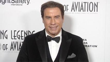John Travolta arrives at Living Legends of Aviation Awards 2016 Red Carpet