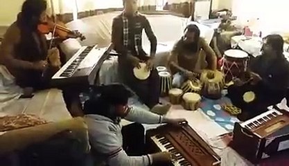 Sagar khan playing violin