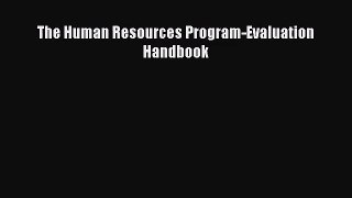 [PDF Download] The Human Resources Program-Evaluation Handbook [PDF] Online