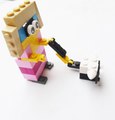 How to build lego woman and a pet,How to make lego woman and a pet,lego toys