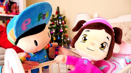 Çizgi film Pepee ve Leli Beton kamyonu Yap Boz Oyuncak topluyor