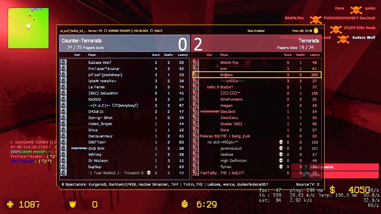 Zombie Mod- CSS (21) - Surf Facility [ZE]