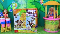 Tumblin Monkeys Game & GIANT SURPRISE TOYS EGG Mystery Edition Shopkins DisneyCarToys