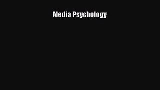 [PDF Download] Media Psychology [PDF] Full Ebook