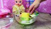 Baby Alive Bath Time Color Change Water Bubble Bath ❤ Surprise Fizz Egg & FOAM Soap DisneyCarToys (FULL HD)