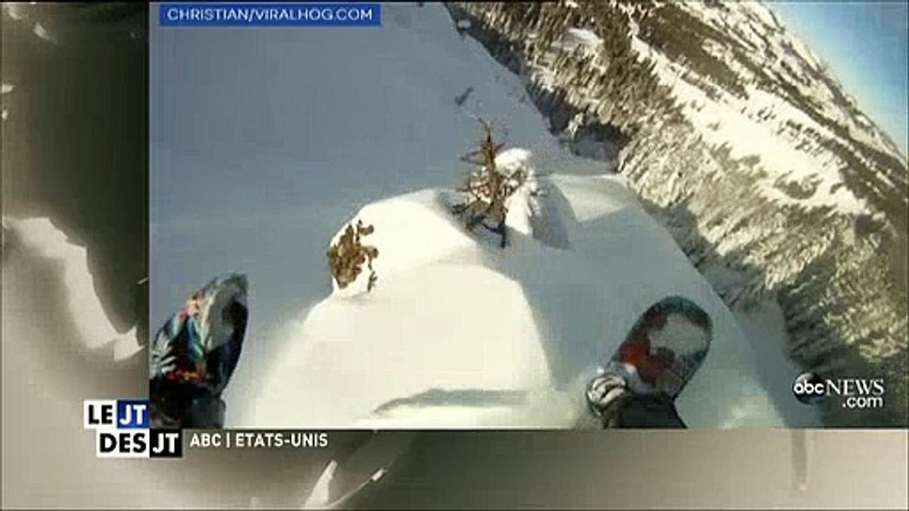 USA : Un jeune déclenche une avalanche et poste tout sur internet - Regardez