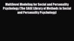 [PDF Download] Multilevel Modeling for Social and Personality Psychology (The SAGE Library