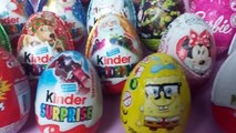 40 Kinder Surprise Eggs Unboxing: Barbie, Hello Kitty, SpongeBob, Hannah Montana, Angry Birds