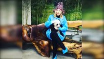 Cute Kung-Fu-less baby panda wins Kate Hudson's heart in China _ Daily Mail Online