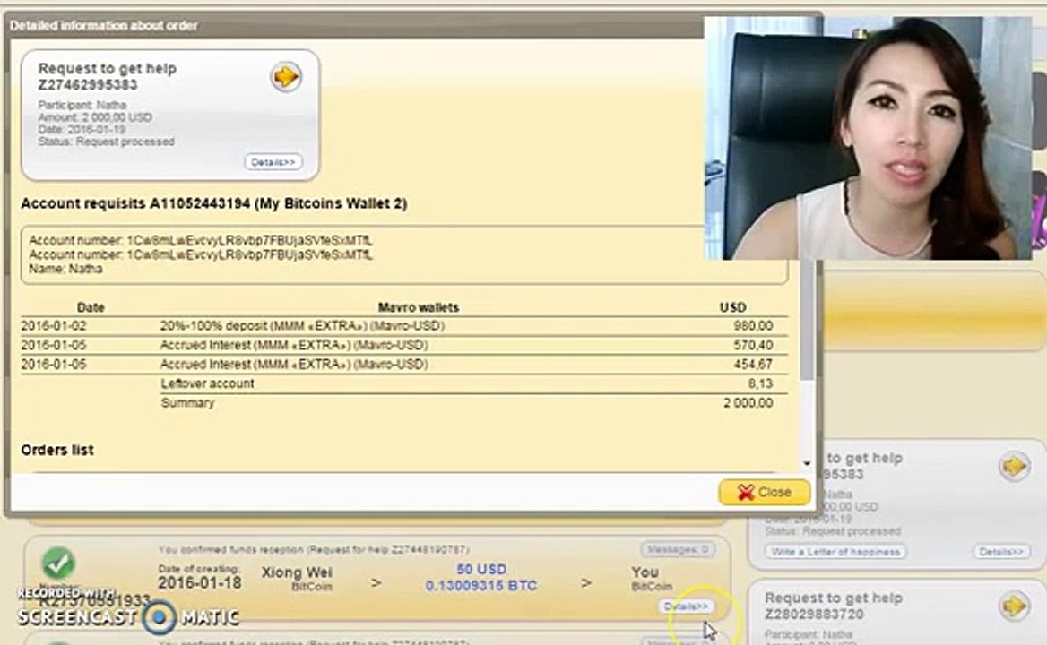 MMM Pays Testimonials 2000 USD