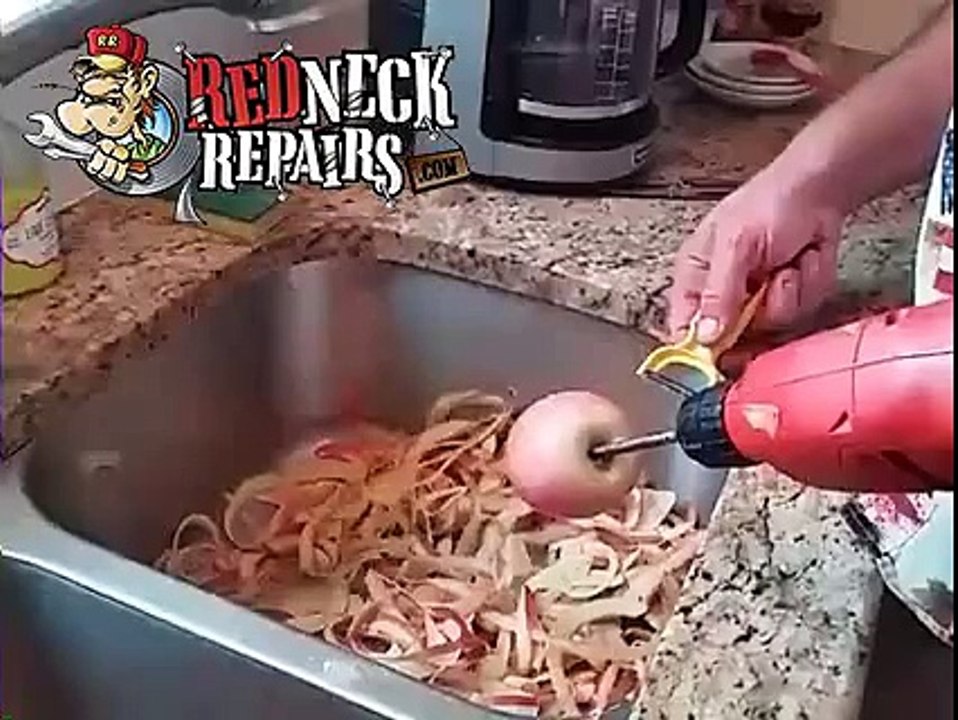 Méthode pour peler les pommes en mode usine!!!!