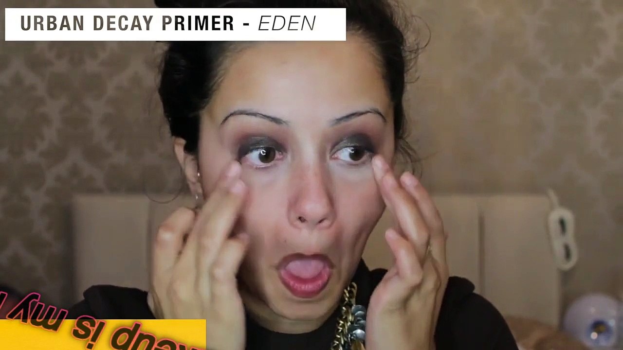 Brown toned makeup look