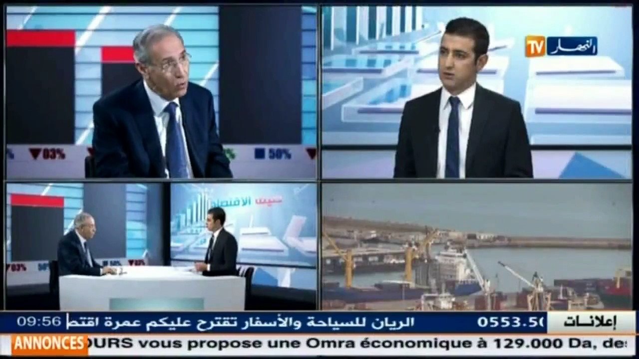 ضيف الإقتصاد  مع الرئيس المدير العام  لمؤسسة china shipping algerie