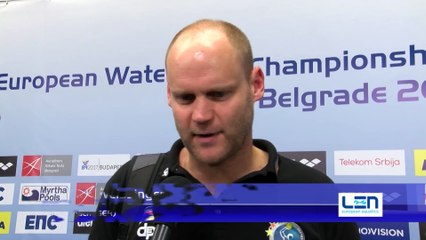 Interviews after Germany won by 9:7 against Netherlands – Men Final 11th-12th Place, Belgrade 2016 European Championships