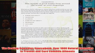 Download PDF  The Healing Remedies Sourcebook Over 1000 Natural Remedies to Prevent and Cure Common FULL FREE